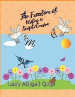 The freedom of writing in script/cursive