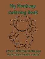 My Monkeys Coloring Book