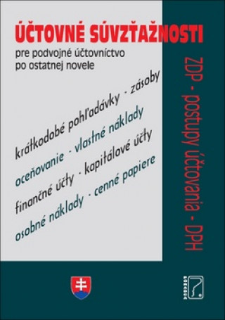 Účtovné súvzťažnosti pre podvojné účtovníctvo po ostatnej novele