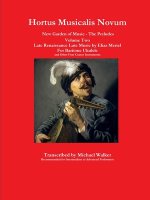 Hortus Musicalis Novum New Garden of Music - The Preludes Late Renaissance Lute Music by Elias Mertel Volume Two  For Baritone Ukulele and Other Four