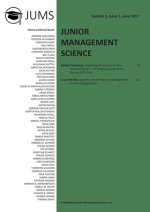 Junior Management Science, Volume 2, Issue 1, June 2017