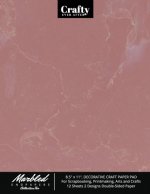 Marbled Endpapers Collection Two, 8.5 x 11, Decorative Craft Paper Pad for Scrapbooking, Printmaking, Arts and Crafts