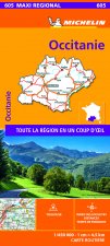 OCCITANIE, France - Michelin Maxi Regional Map 605