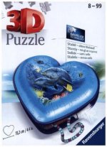 Ravensburger 3D Puzzle 11172 - Herzschatulle Unterwasserwelt - 54 Teile - Aufbewahrungsbox für Erwachsene und Kinder ab 8 Jahren
