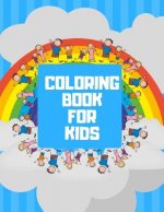 Coloring Book for Kids: Ages 4-8 Childhood Learning, Preschool Activity Book 100 Pages Size 8x10 Inch