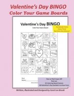 Valentine's Day Bingo: Color Your Game Boards