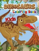 Dinosaur Coloring Book for Kids: Easy and Beautiful Dinosaur in the Fantasy World Coloring Pages