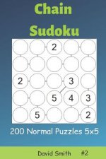 Chain Sudoku - 200 Normal Puzzles 5x5 Vol.2