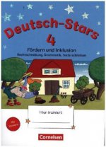 Deutsch-Stars 4. Schuljahr. Fördern und Inklusion - Übungsheft. Mit Lösungen
