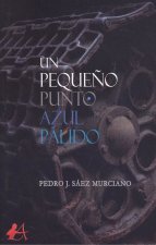 Un pequeño punto azul pálido