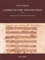 Capriccio for Violin Solo: M.S. 54 Critical Edition