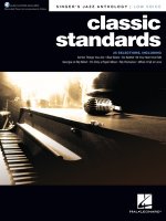 Classic Standards - Singer's Jazz Anthology Low Voice Edition with Recorded Piano Accompaniments: Singer's Jazz Anthology - Low Voice with Recorded Pi
