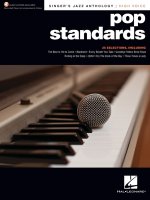 Pop Standards - Singer's Jazz Anthology High Voice Edition with Recorded Piano Accompaniments: Singer's Jazz Anthology - High Voice with Recorded Pian