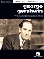 George Gershwin: Singer's Jazz Anthology - Low Voice with Recorded Piano Accompaniments Online