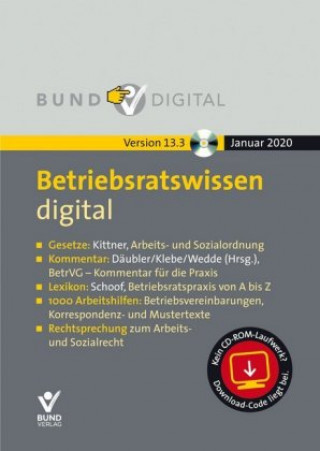 Betriebsratswissen digital Ver. 13.3, DVD-ROM