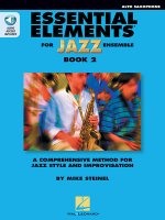 Essential Elements for Jazz Ensemble Book 2 - Eb Alto Saxophone
