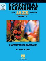 Essential Elements for Jazz Ensemble Book 2 - BB Tenor Saxophone