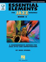 Essential Elements for Jazz Ensemble Book 2 - Eb Baritone Saxophone