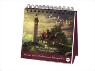 Kinkade Aufstell-Postkartenkalender - Kalender 2021