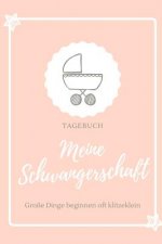 Meine Schwangerschaft Große Dinge Beginnen Oft Klitzeklein Tagebuch: A5 52 Wochen Kalender als Geschenk für Schwangere - Geschenkidee für werdene Mütt