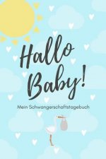 Hallo Baby! Mein Schwangerschaftstagebuch: A5 52 Wochen Kalender als Geschenk für Schwangere - Geschenkidee für werdene Mütter - Schwangerschafts-tage
