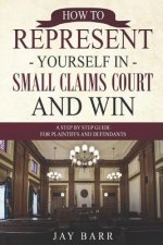 How to Represent Yourself in Small Claims Court and Win: A Step by Step Guide for Plaintiffs and Defendants