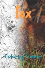 Fox Coloring Sheets: 30 Fox Drawings, Coloring Sheets Adults Relaxation, Coloring Book for Kids, for Girls, Volume 8