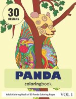 Pandas Coloring Book: 30 Coloring Pages of Panda Designs in Coloring Book for Adults (Vol 1)