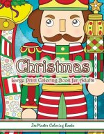 Christmas Large Print Coloring Book For Adults