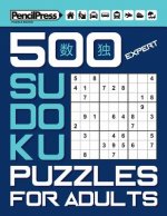 500 Expert Sudoku Puzzles for Adults (with answers)