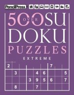 Over 500 Sudoku Puzzles Extreme: Sudoku Puzzle Book Extreme (with answers)