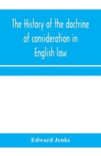 history of the doctrine of consideration in English law