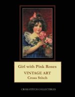 Girl with Pink Roses