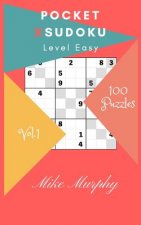 Pocket X-Sudoku: Level Easy 100 Puzzles