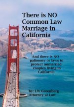 There Is No Common Law Marriage in California: And There Is No Palimony or Laws That Protect You