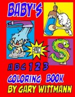Baby ABC 123 Coloring Book: Preschool Age, Great Picture for Baby Shower, ICONS
