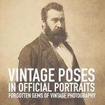Vintage poses in official portraits