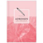 Adressbuch mit Geburtstagskalender | Kontaktbuch in DIN A5| Telefonregister & Adressbuch mit Telefonnummer, Adresse, E-Mail | Telefonbuch rosa