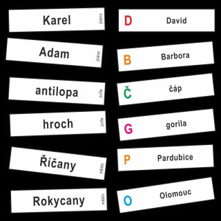 Abeceda - kartiďż˝ky se slovy