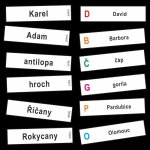 Abeceda - kartičky se slovy