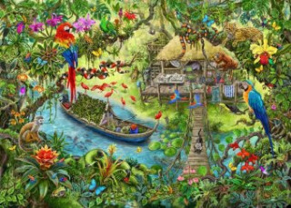 Ravensburger EXIT Puzzle Kids - 12924 Die Dschungelexpedition - 368 Teile Puzzle fďż˝r Kinder ab 9 Jahren, Kinderpuzzle