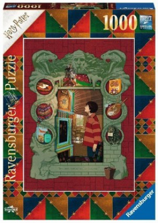 Ravensburger Puzzle 16516 - Harry Potter bei der Weasley Familie - 1000 Teile Puzzle für Erwachsene und Kinder ab 14 Jahren