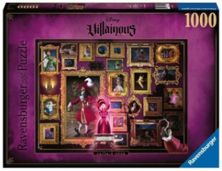 Ravensburger Puzzle 1000 Teile - Disney Villainous Captain Hook - Die beliebten Charaktere aus Peter Pan als Puzzle für Erwachsene und Kinder ab 14 Ja