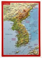 Korea, Reliefpostkarte