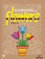 Flowers 50 Coloring Pages For Adults Relaxation Vol.6