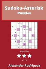 Sudoku-Asterisk Puzzles - Hard 200 vol. 3