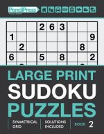 Large Print Sudoku Puzzles (Hard puzzles), (Book 2)