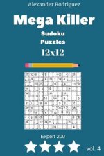 Mega Killer Sudoku Puzzles - Expert 200 vol. 4