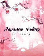 Japanese Writing Notebook: Genkoyoushi Paper Writing Japanese Character Kanji Hiragana Katakana Language Workbook Study Teach Learning Home Schoo