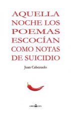 Aquella noche los poemas me escocian como notas de suicidio